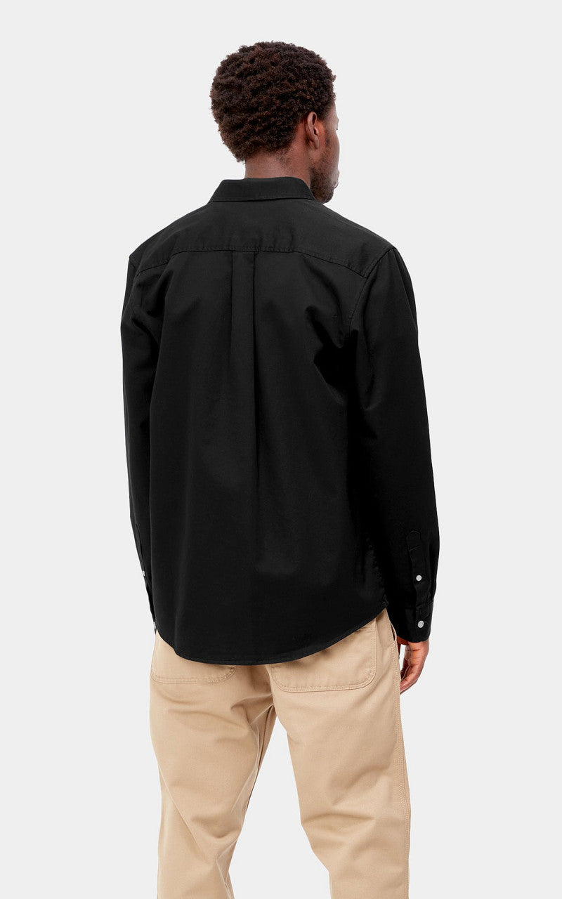 Carhartt WIP L/S Madison Shirt Black/Wax