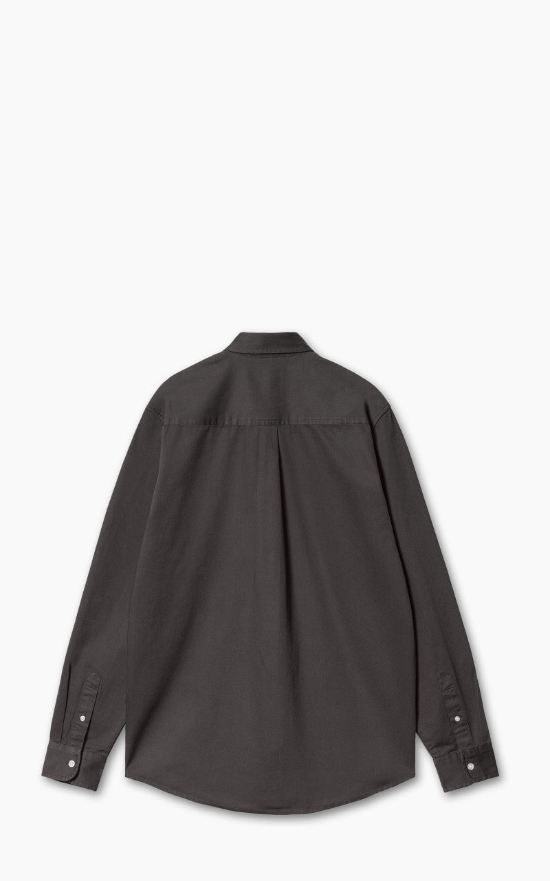 Carhartt WIP L/S Madison Shirt Charcoal/White