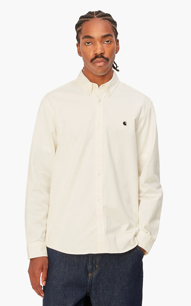 Carhartt WIP L/S Madison Shirt Wax/Black
