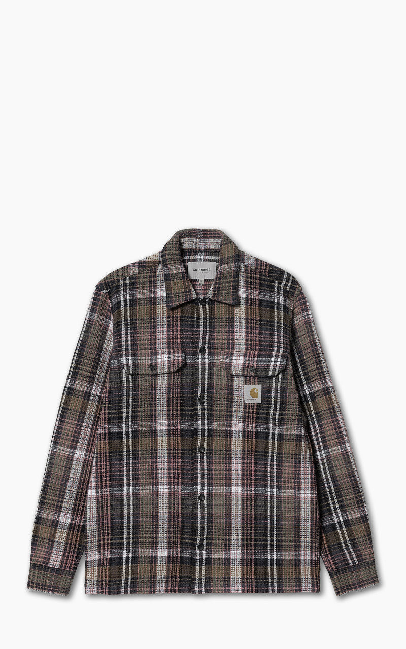 Carhartt WIP L/S Valmon Check Shirt Hamilton Brown