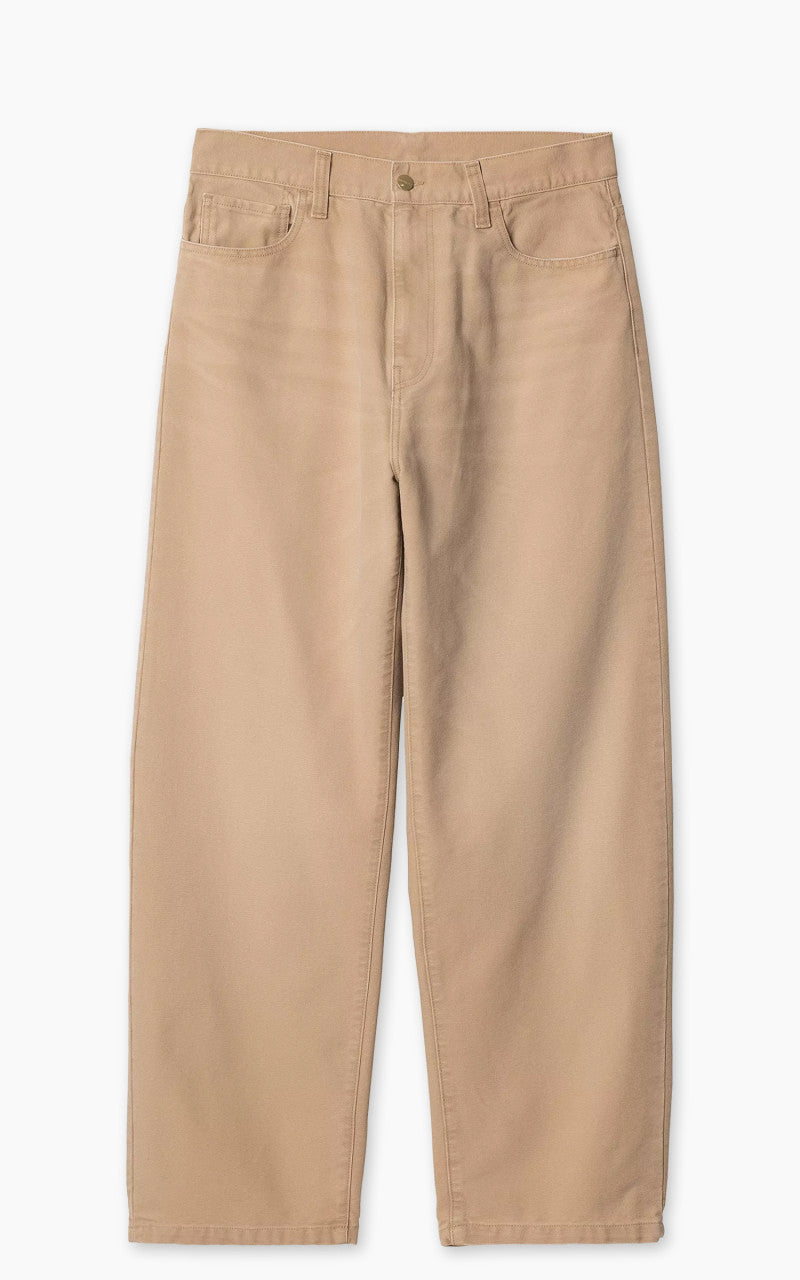 Carhartt WIP Landon Pant Dearborn Canvas Denim Stone Canvas Dusty H Brown