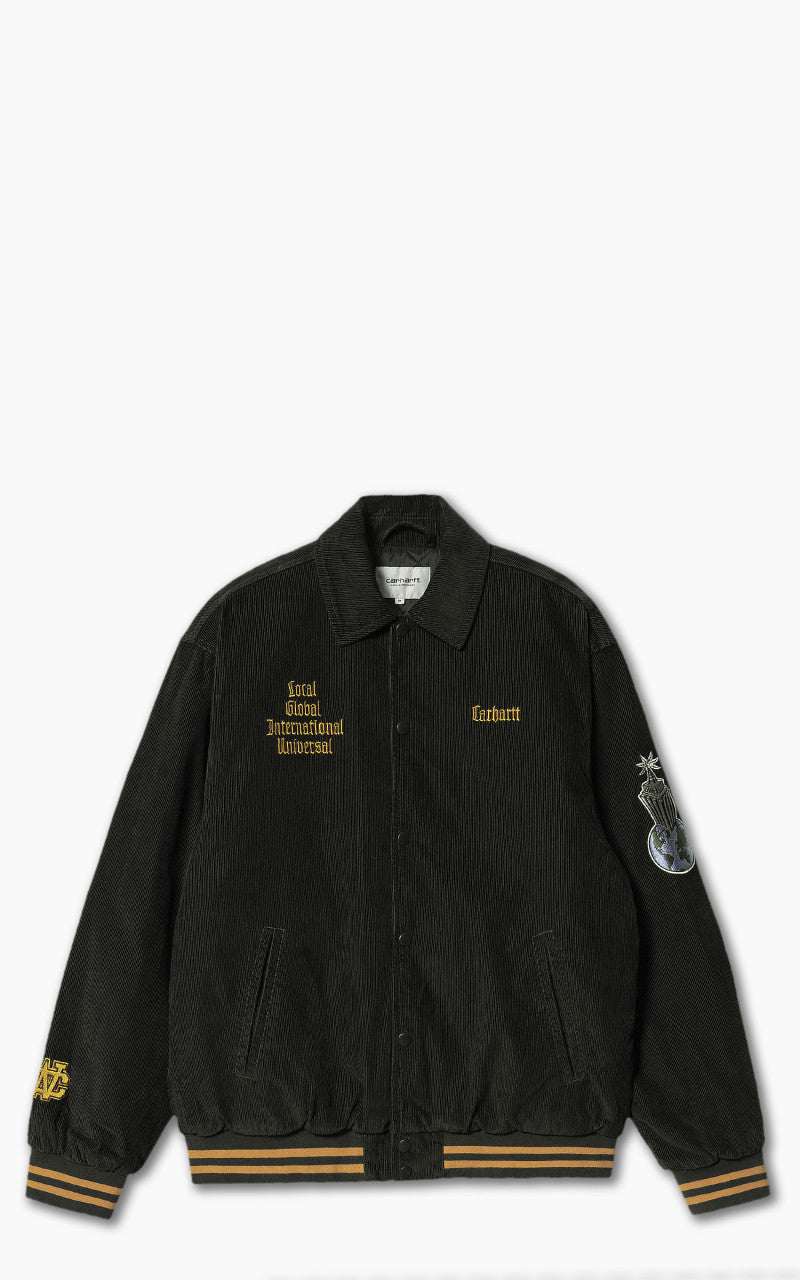Carhartt WIP Letterman Jacket Dark Cedar/Ochre