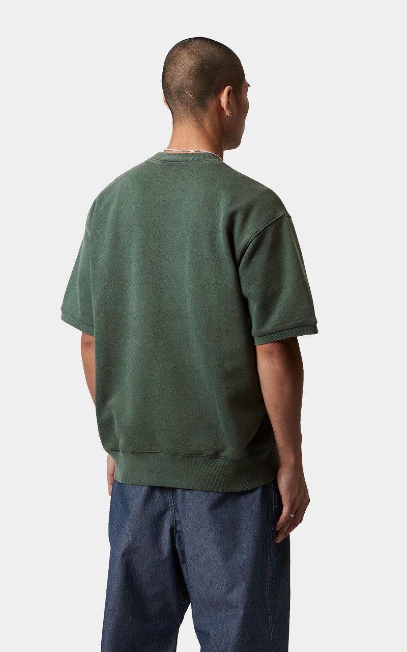 Carhartt WIP Library Sweatshirt Garment Dyed Conifer
