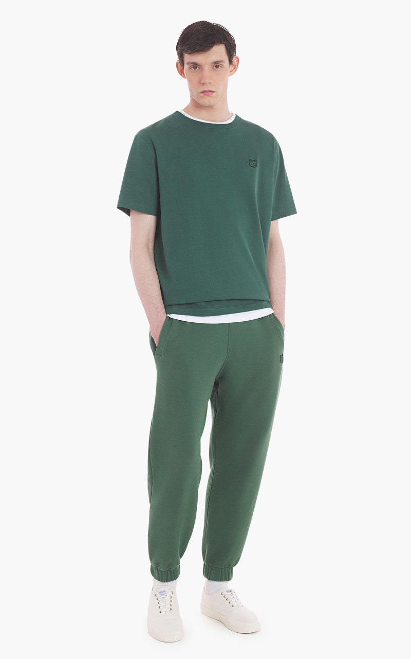 Maison Kitsuné Bold Fox Head Patch Comfort T-Shirt Bottle Green