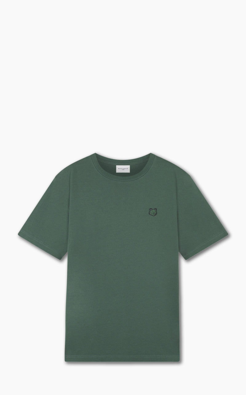 Maison Kitsuné Bold Fox Head Patch Comfort T-Shirt Bottle Green