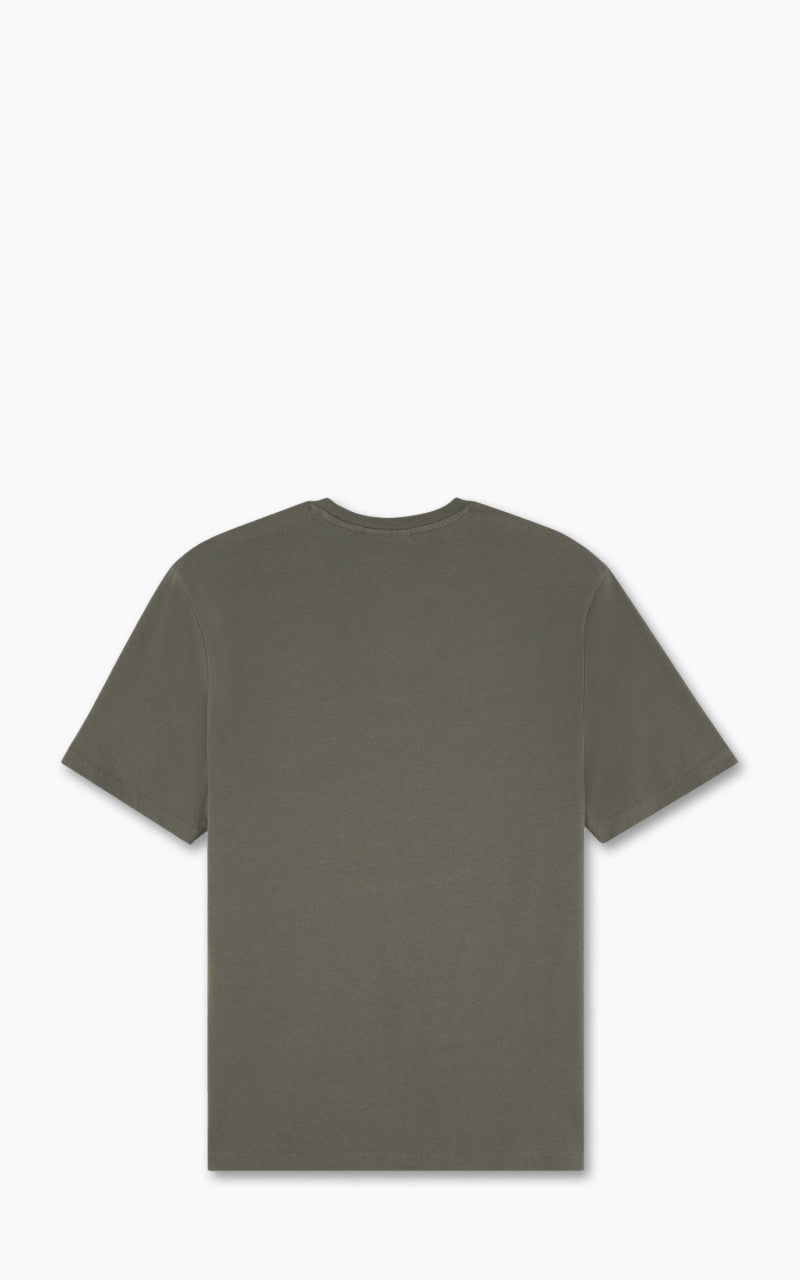 Maison Kitsuné Chillax Fox Patch Regular T-Shirt Military Green