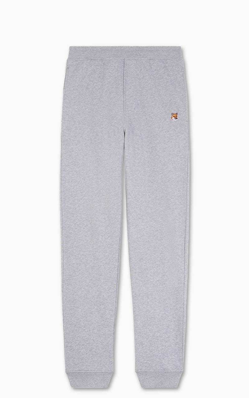 Maison Kitsuné Fox Head Patch Regular Jog Pants Light Grey Melange