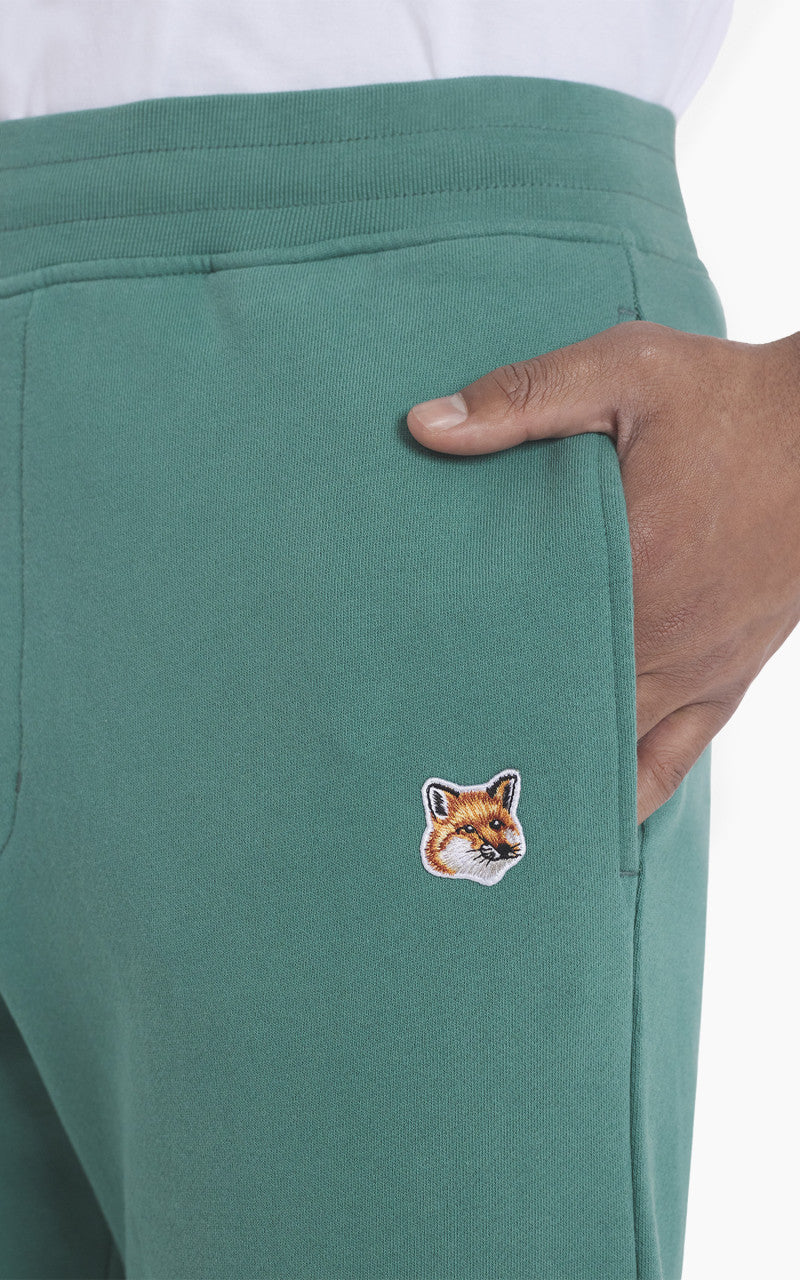 Maison Kitsuné Fox Head Patch Regular Jog Pants Pine