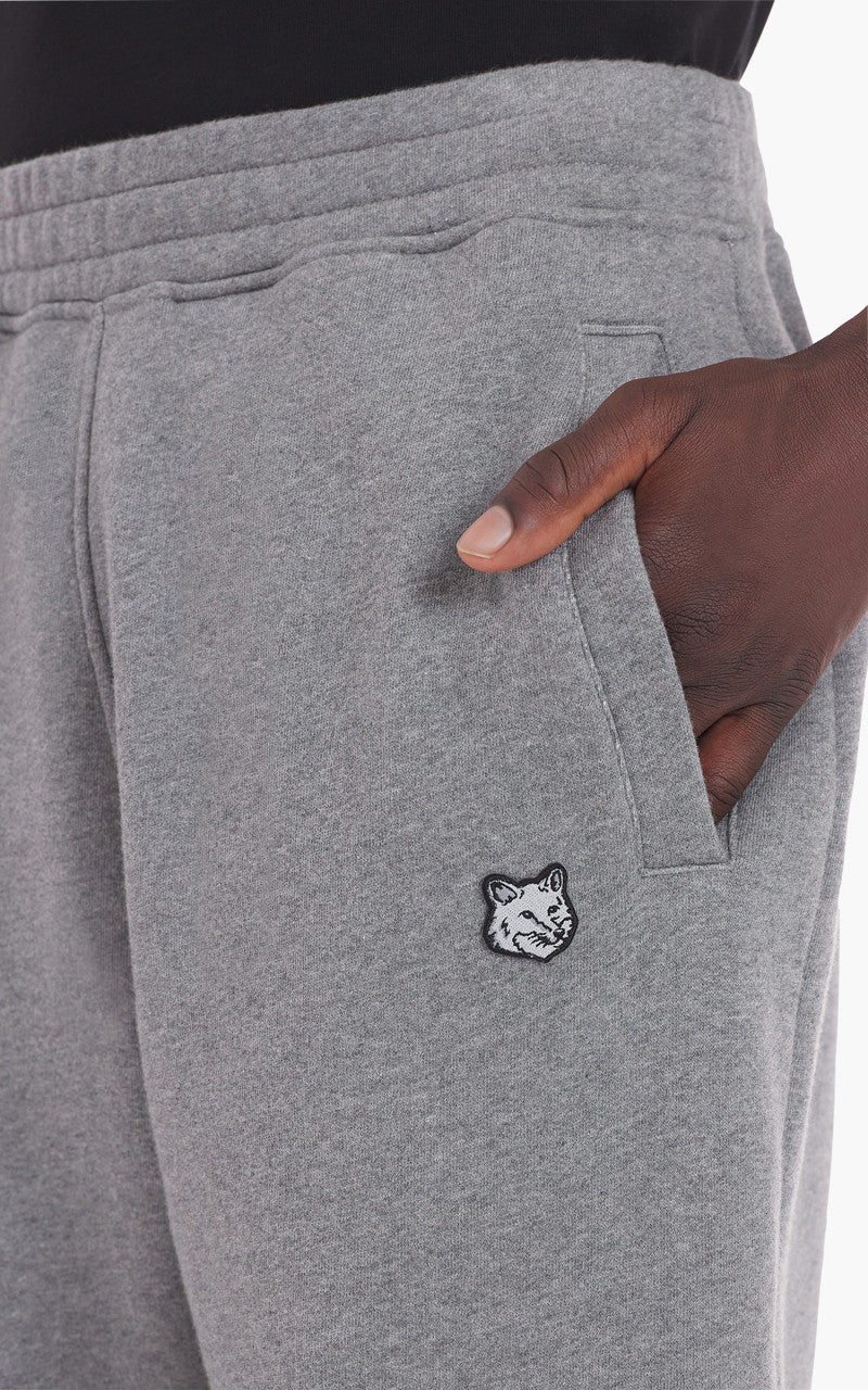 Maison Kitsuné Bold Fox Head Patch Comfort Jog Pants Medium Grey Melange