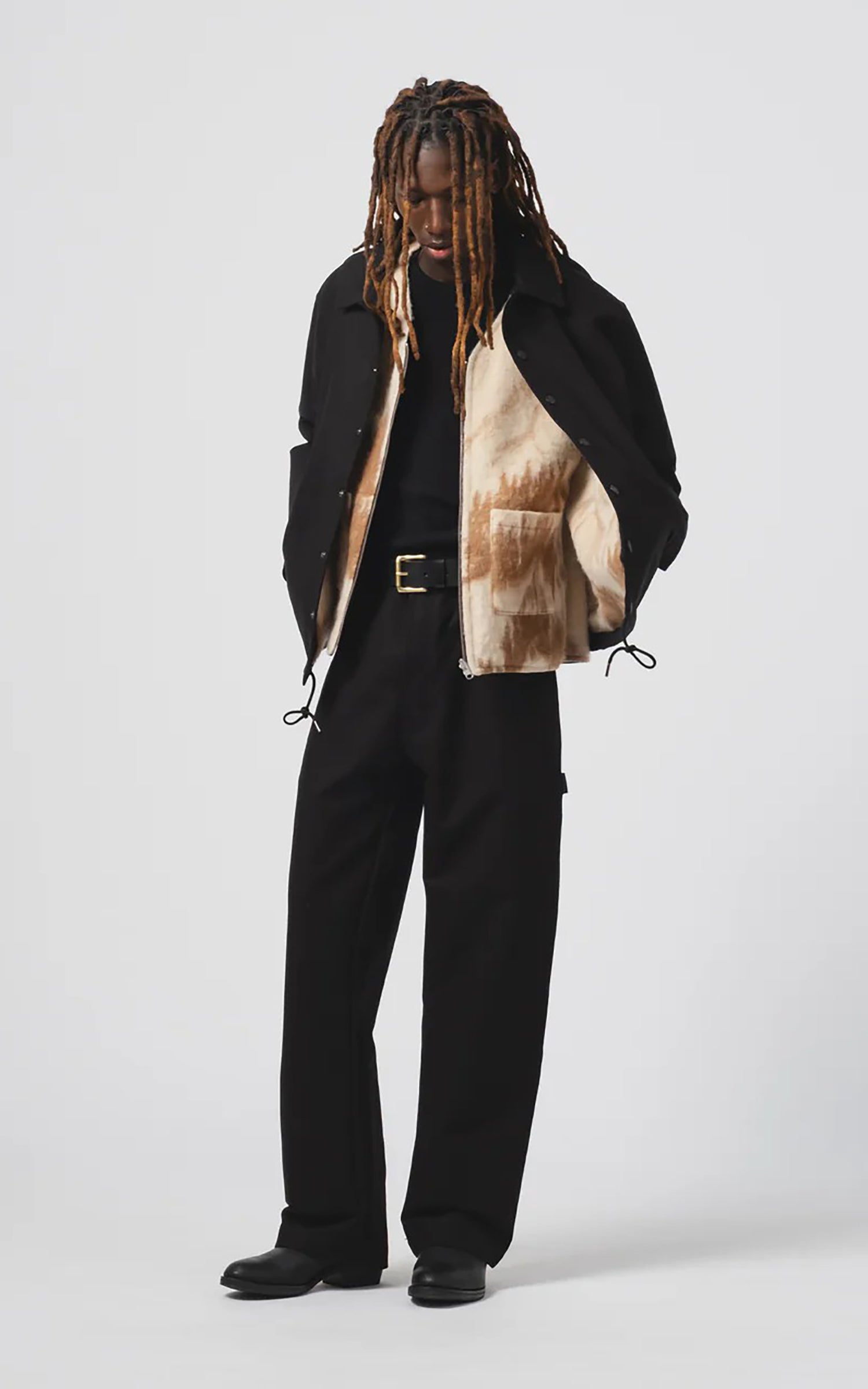 Eat Dust Dago Jacket Nebraska Cotton Black