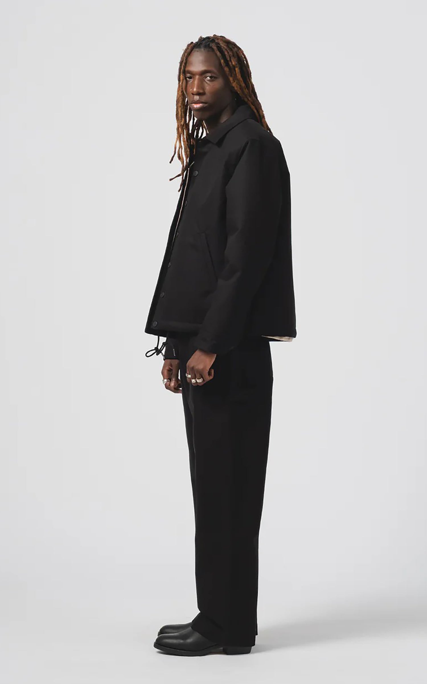 Eat Dust Dago Jacket Nebraska Cotton Black