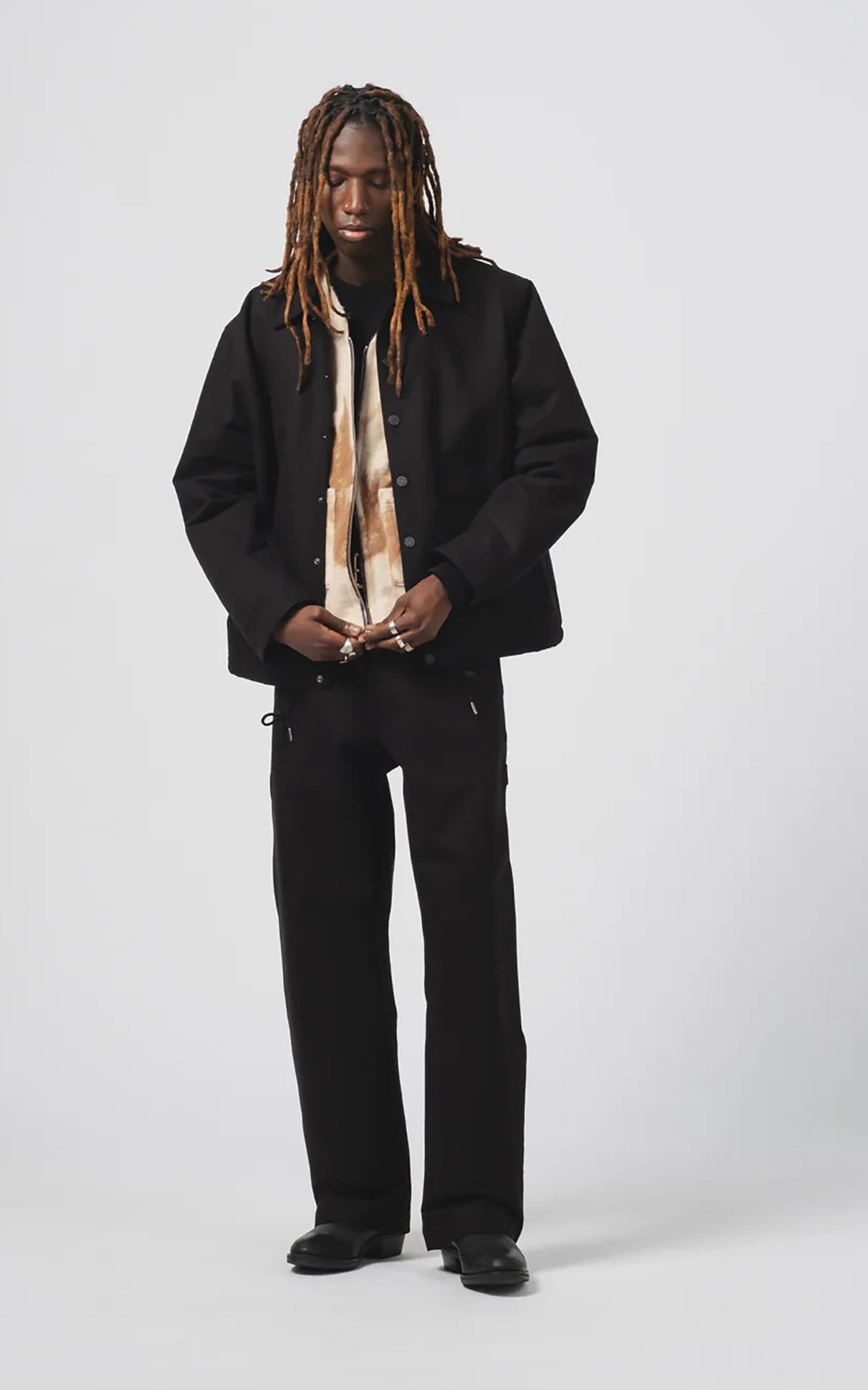 Eat Dust Dago Jacket Nebraska Cotton Black