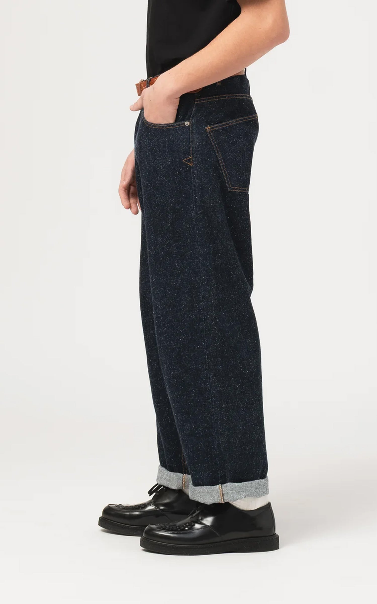 Eat Dust Fit 69 Flh Pants Neppy Denim Indigo