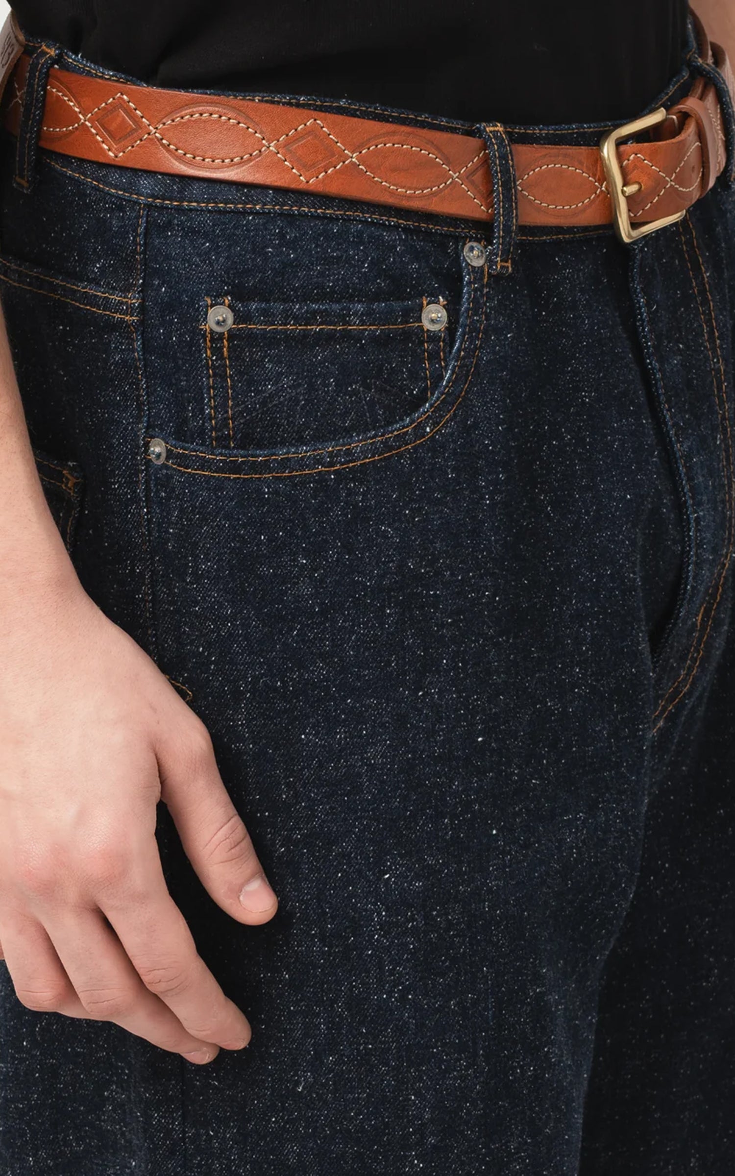 Eat Dust Fit 69 Flh Pants Neppy Denim Indigo