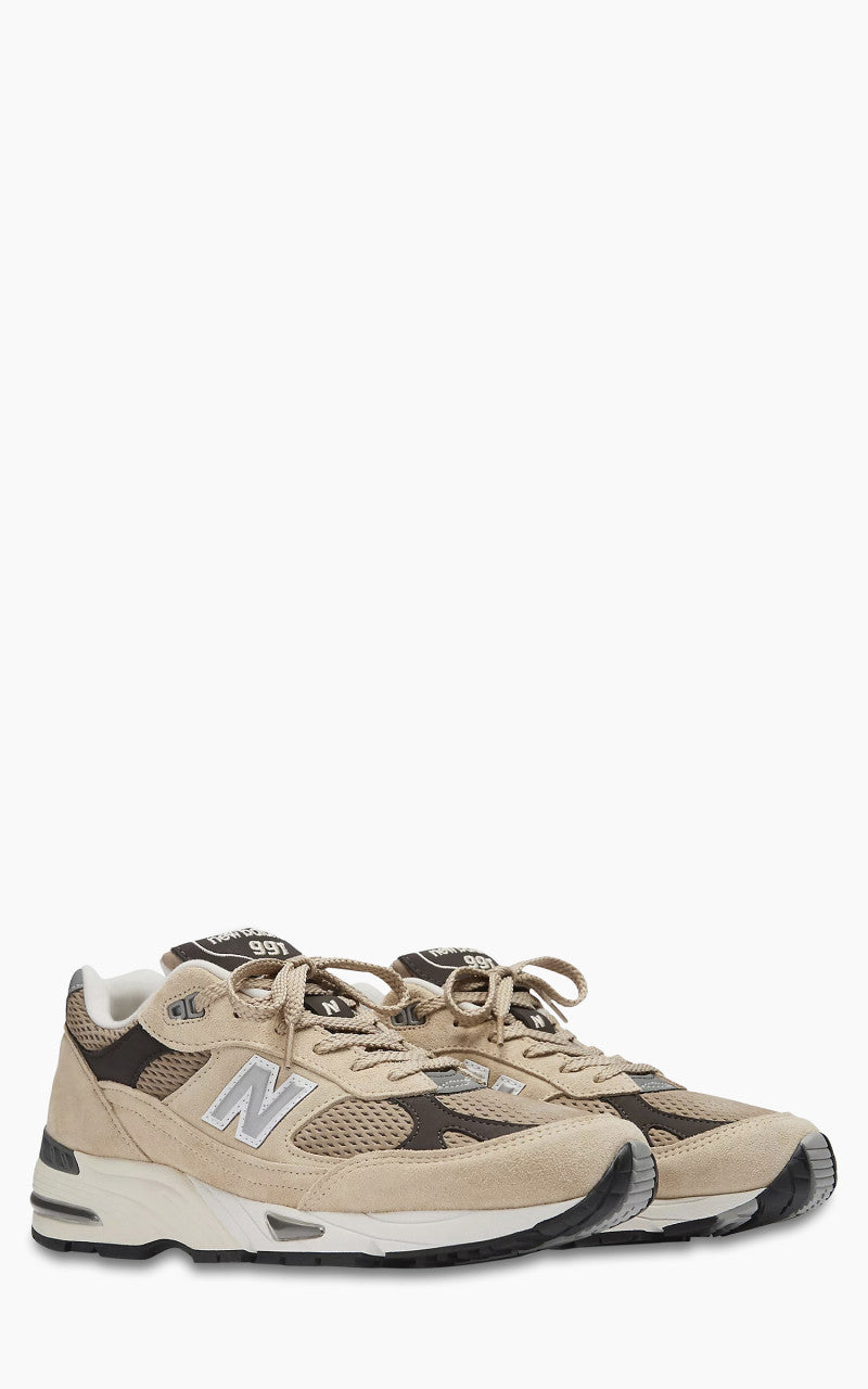 New Balance M991 CGB Pale Khaki/Silver Mink "Made in UK"