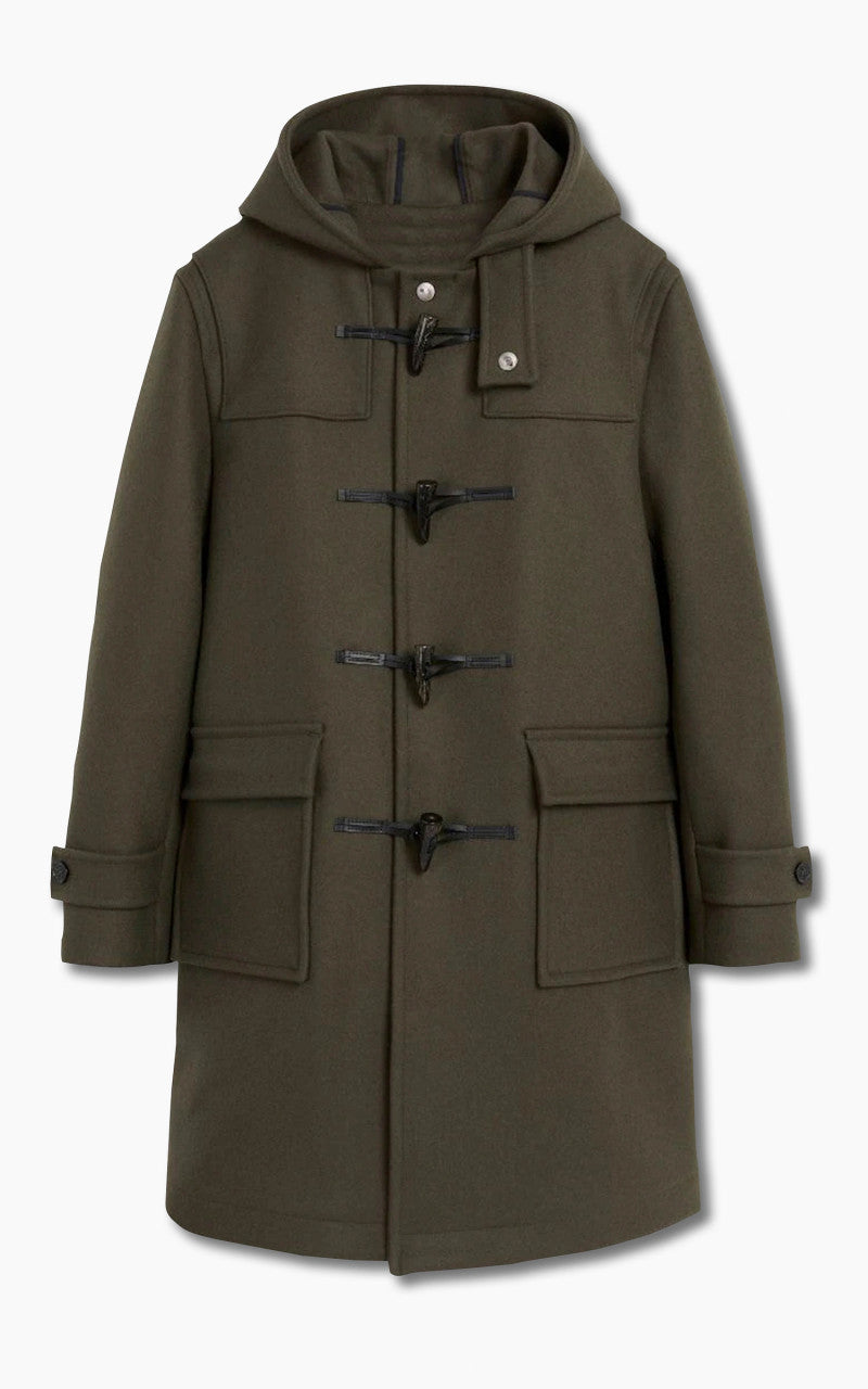 Mackintosh Weir Duffel Coat Dark Olive