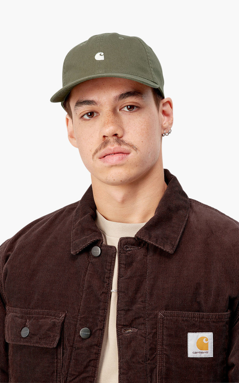 Carhartt WIP Madison Logo Cap Seaweed/Wax