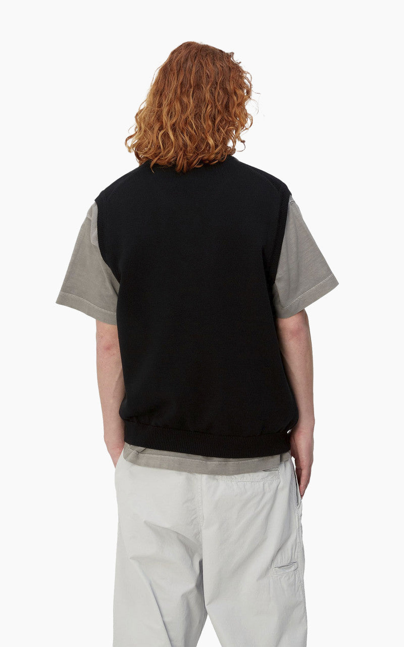 Carhartt WIP Madison Vest Sweater Black/Wax