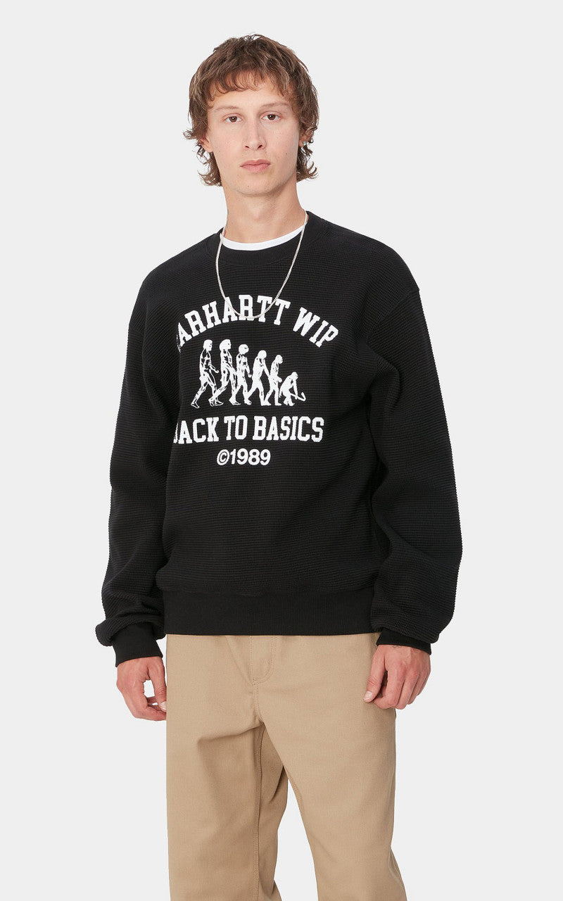 Carhartt WIP Main Basics Sweat Black/White