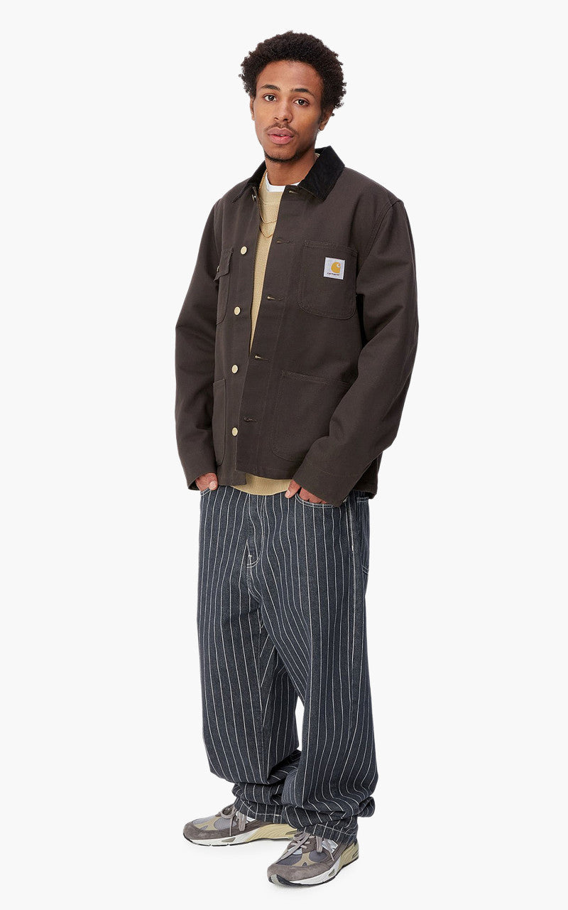 Carhartt WIP Michigan Coat Dearborn Canvas Tobacco/Black Rigid