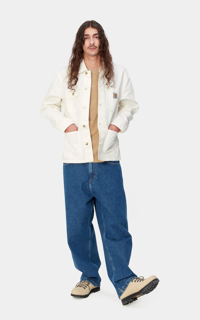 Carhartt WIP Michigan Coat Dearborn Canvas Rinsed Wax/Wax