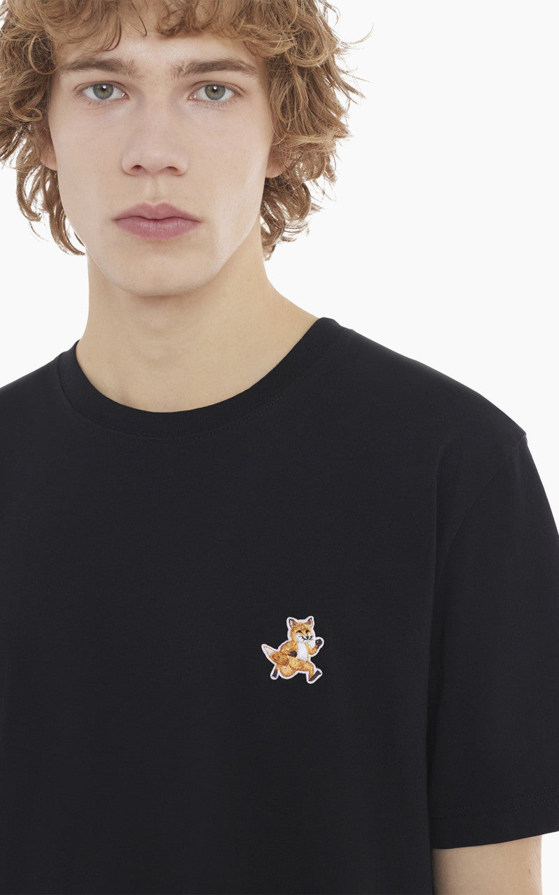 Maison Kitsuné Speedy Fox Patch Comfort T-Shirt Black