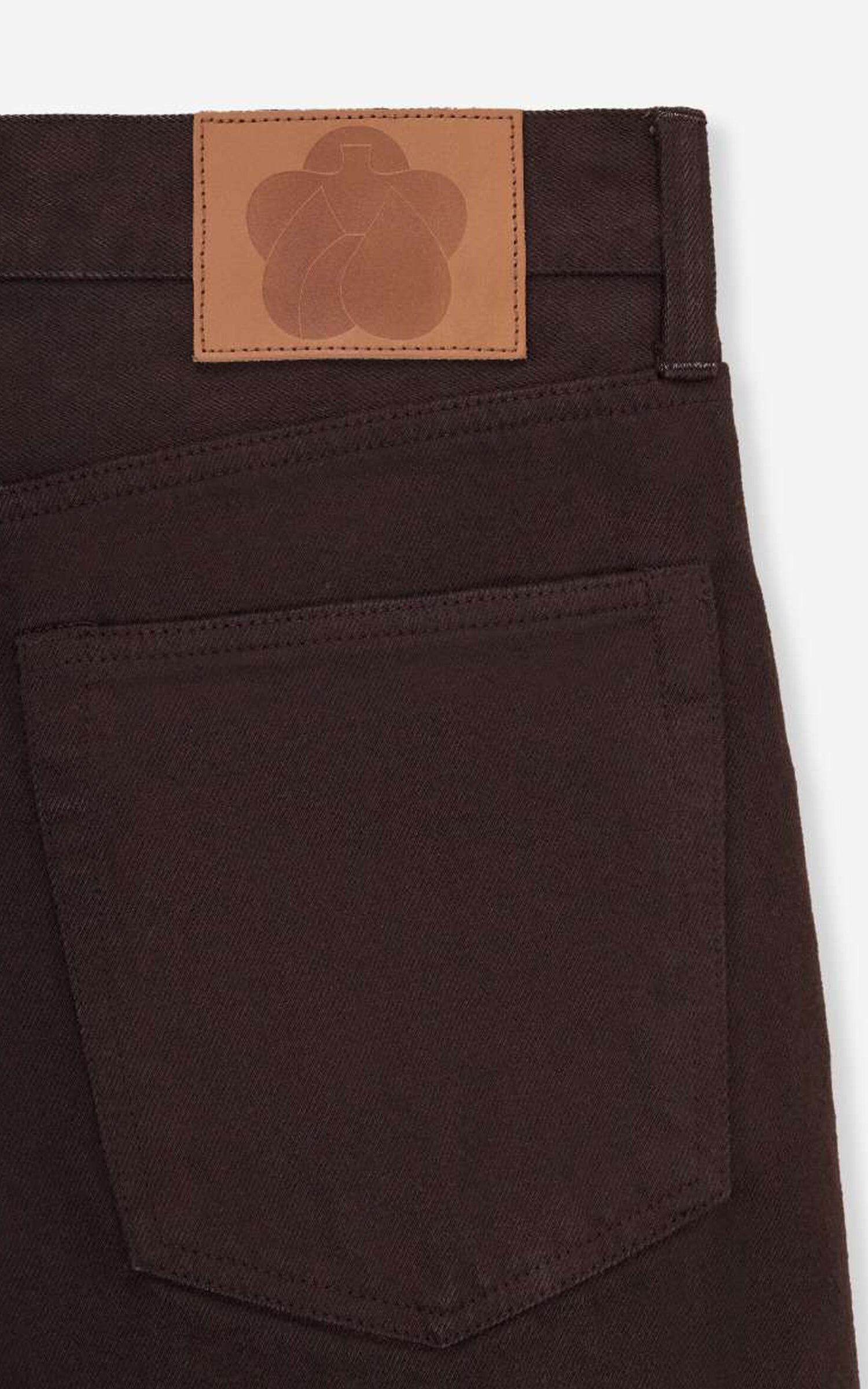Momotaro Jeans MMJE6400 #100 'Onigurumi-Dye' Straight Denim Brown 15oz