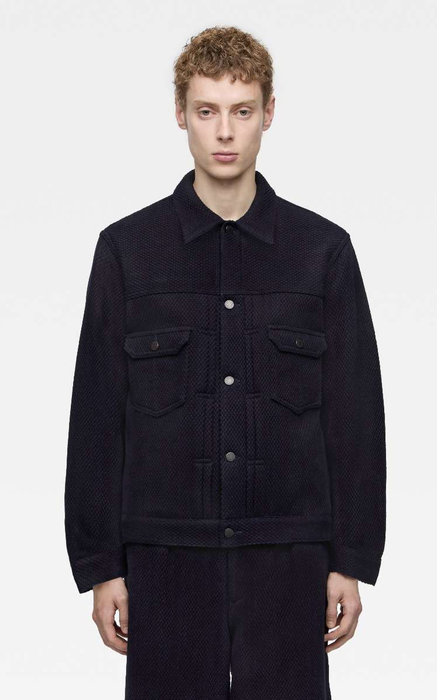 Momotaro Jeans MMOT6306 Heavy Sashiko Type 2 Jacket Indigo