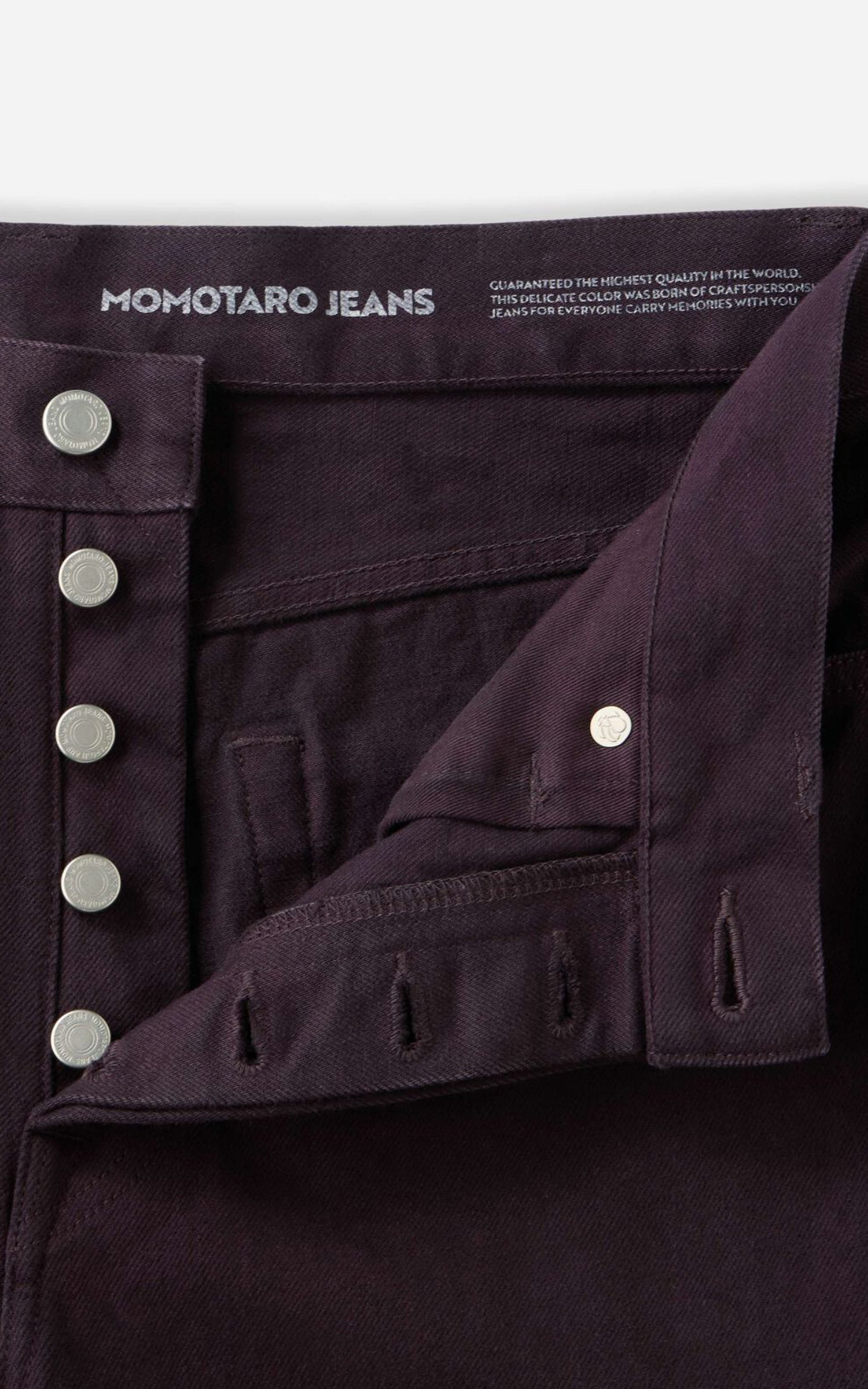 MOMOTARO JEANS MMJB6401 #100 Shikon Straight Denim Purple
