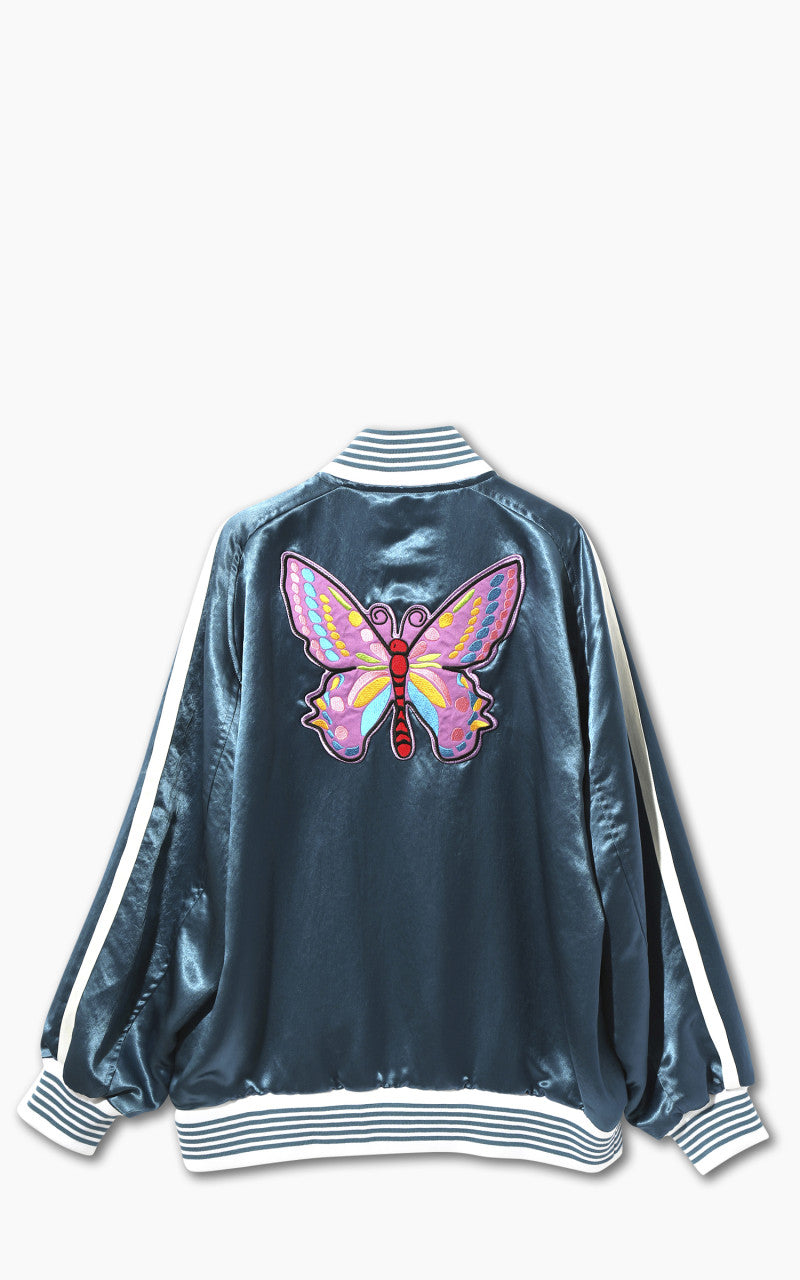 Needles Award Jacket Acetate Sateen Blue