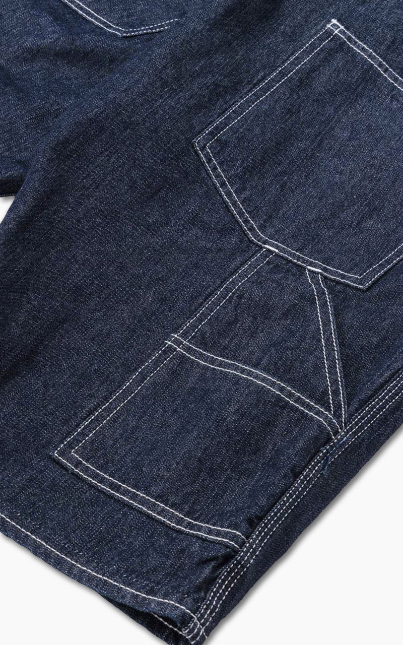 Momotaro Jeans MSP0030M31 GTB Denim Painter Shorts Indigo 10oz