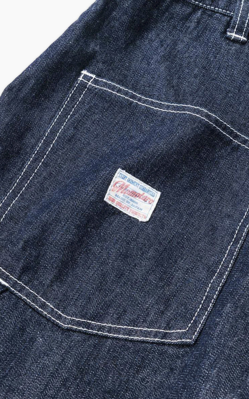 Momotaro Jeans MSP0030M31 GTB Denim Painter Shorts Indigo 10oz