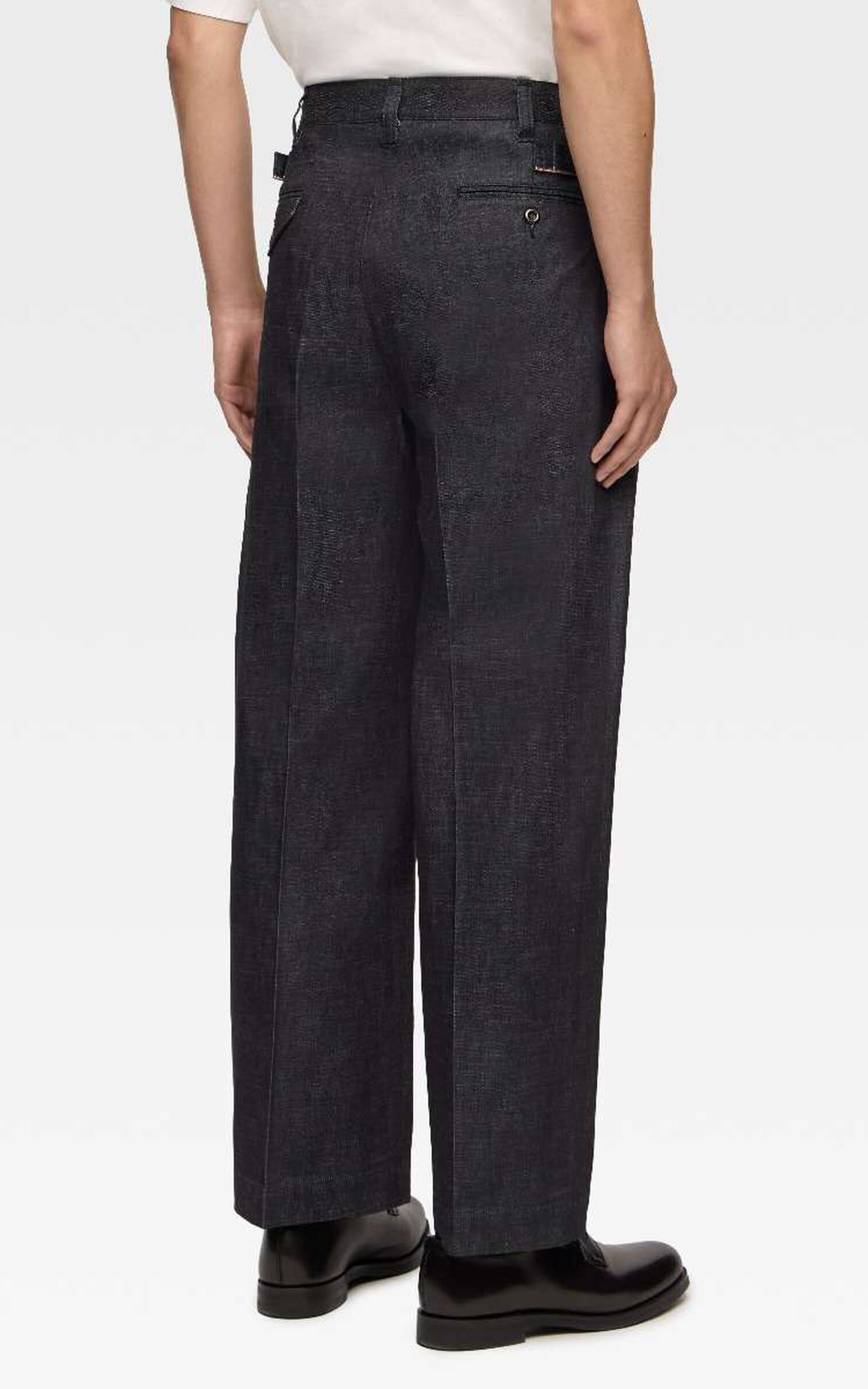 Momotaro Jeans MXPT6000 Pleated Selvedge Denim Trouser 8oz