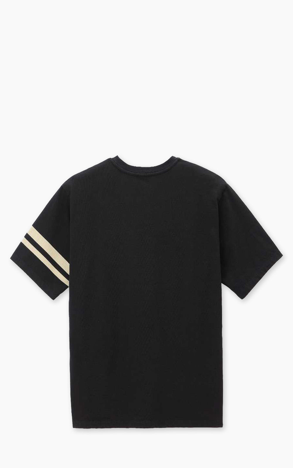 MOMOTARO JEANS MXTS6004 Discharge Print Heavy Ounce S/S T-Shirt Black 8.5oz