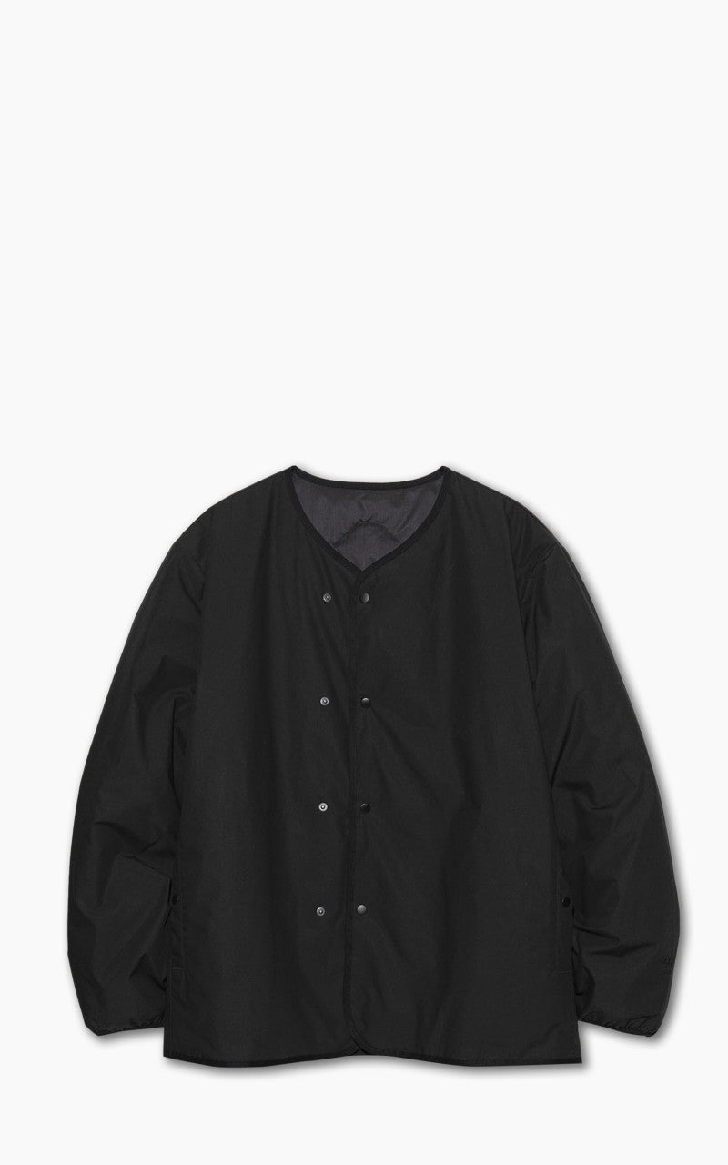 Nanamica Reversible Down Cardigan Black