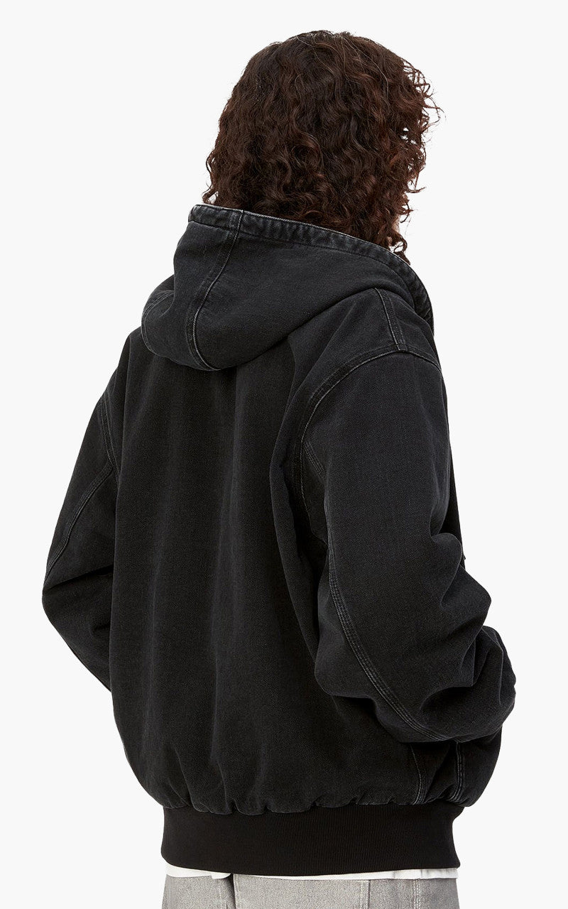 Carhartt WIP OG Active Jacket Black Stone Washed
