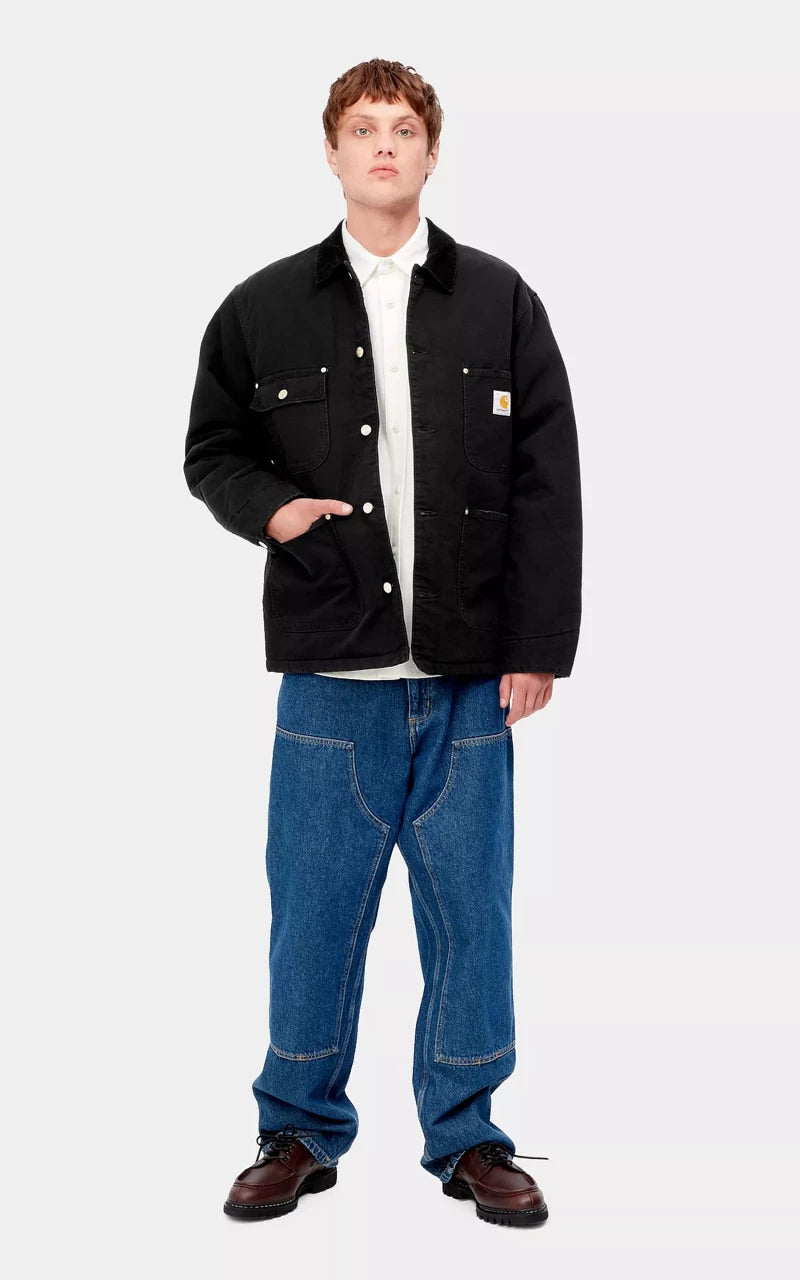 Carhartt WIP OG Chore Coat Aged Canvas Black/Black