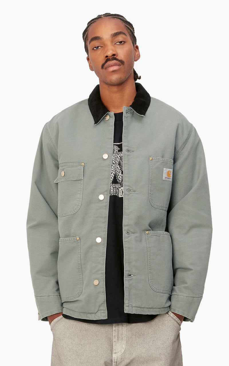 Carhartt WIP OG Chore Coat Aged Canvas Smoke Green