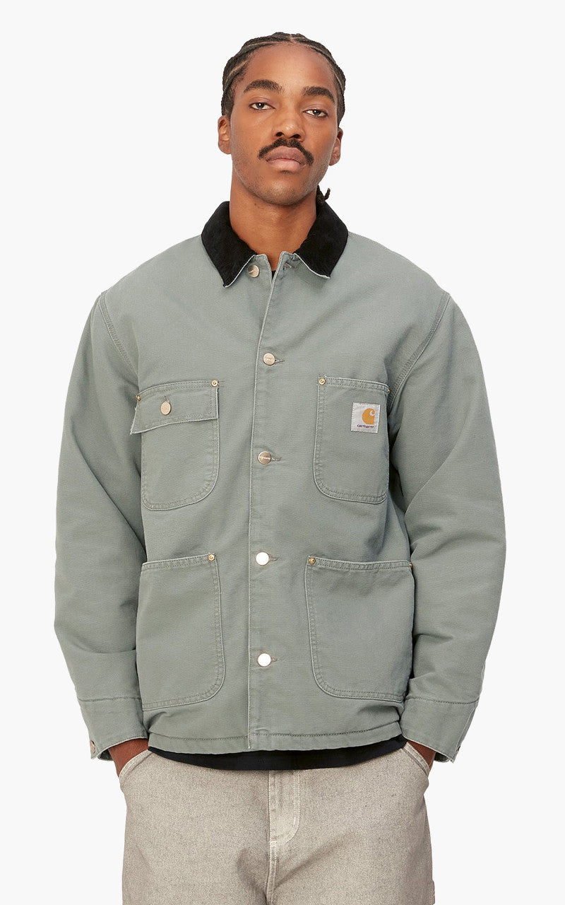 Carhartt WIP OG Chore Coat Aged Canvas Smoke Green