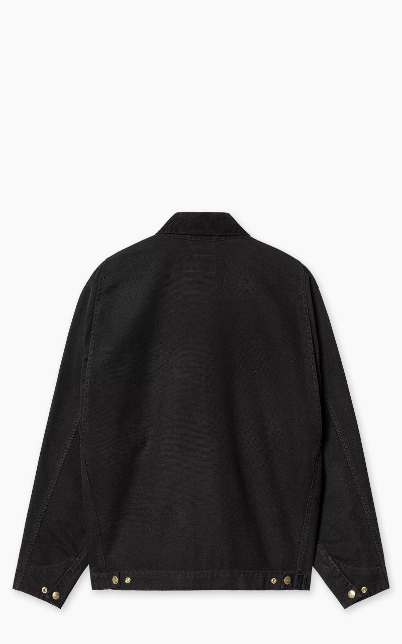 Carhartt WIP OG Detroit Jacket Dearborn Canvas Aged Canvas Black/Black