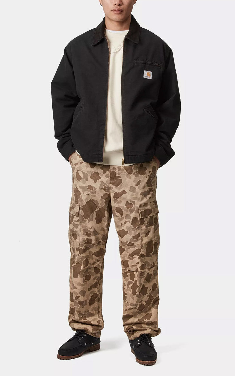 Carhartt WIP OG Detroit Jacket Dearborn Canvas Aged Canvas Black/Black