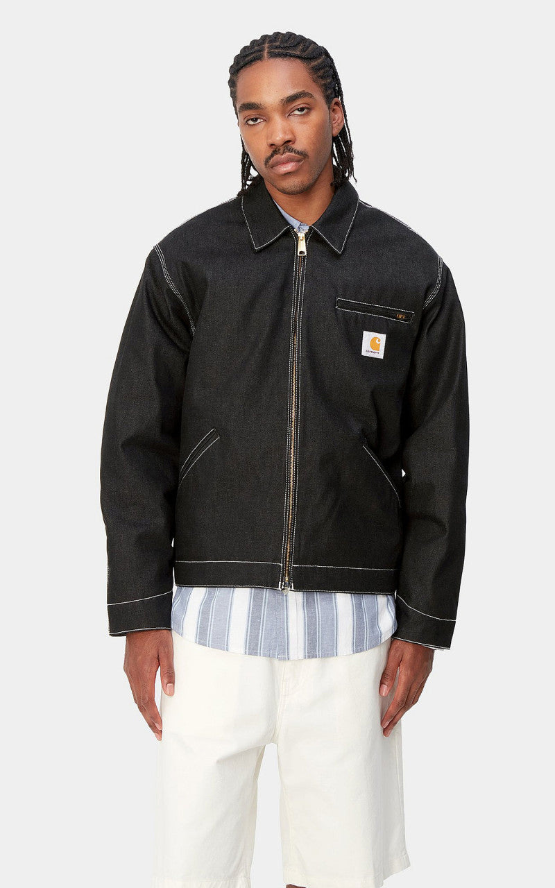 Carhartt WIP OG Detroit Jacket Norco Denim Black Rigid