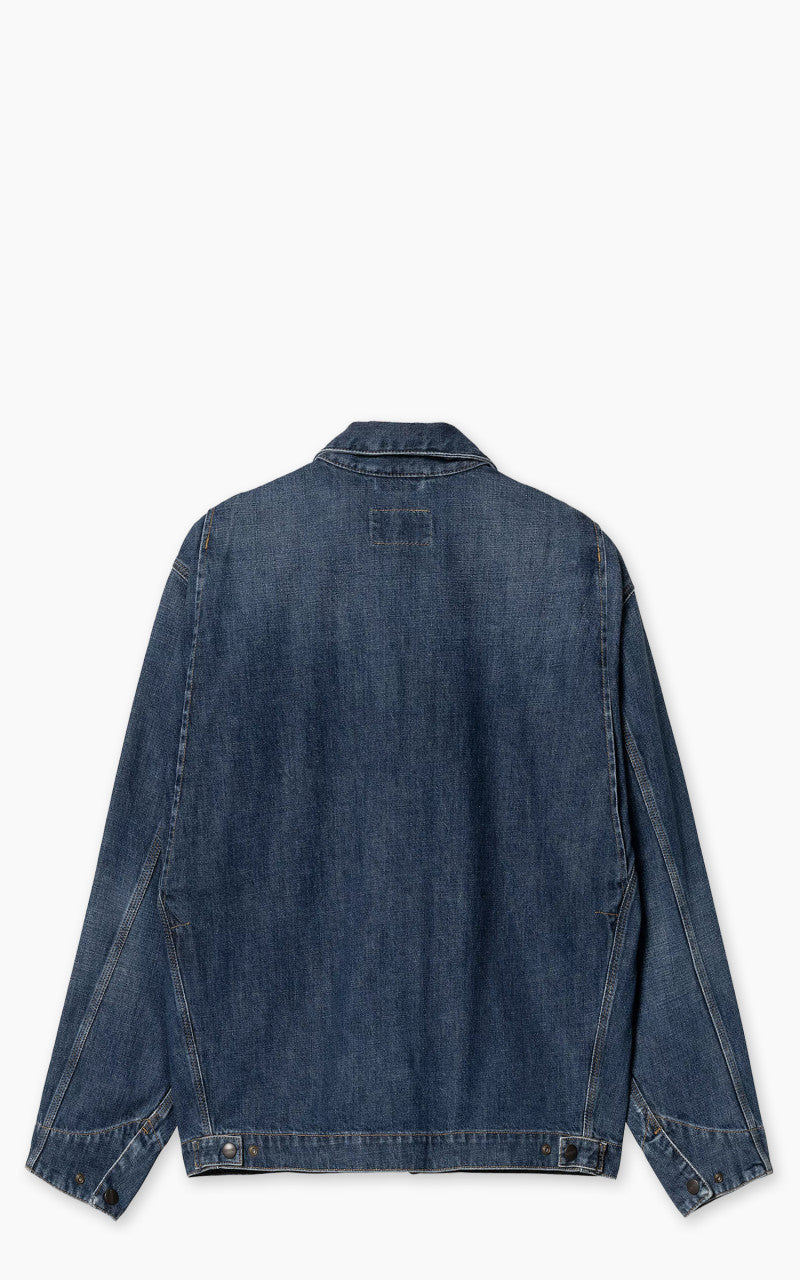 Carhartt WIP OG Detroit Jacket Camano Denim Blue Dark Used