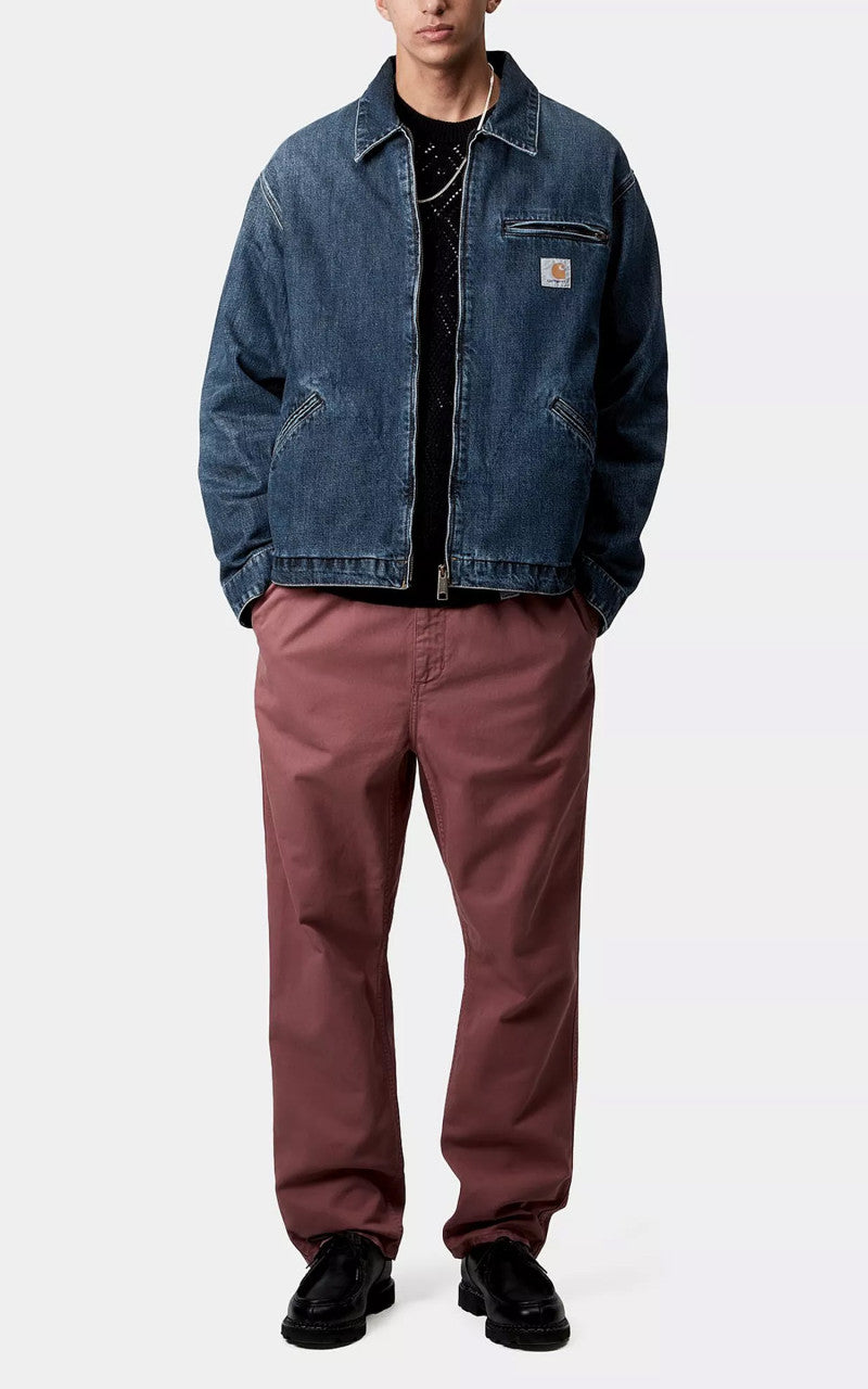 Carhartt WIP OG Detroit Jacket Camano Denim Blue Dark Used