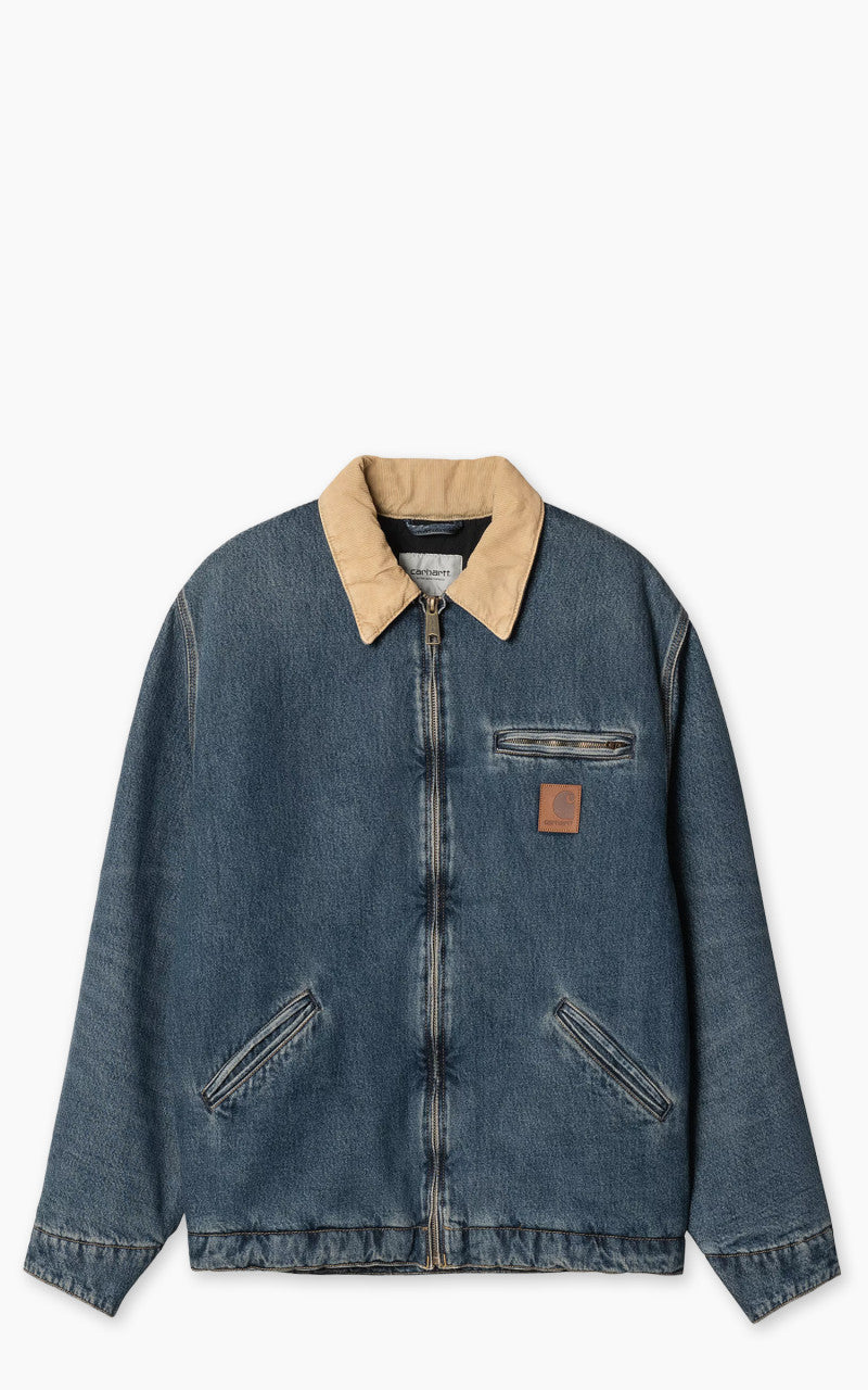 Carhartt WIP OG Detroit jacket S アクティブ Carhartt WIP OG Detroit Jacket - Dark Navy Stone Wash | Trucker