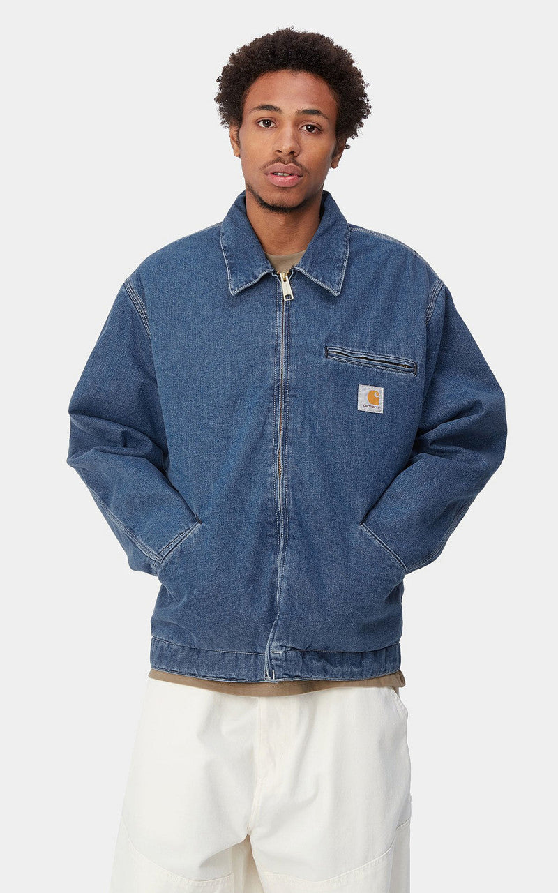 Carhartt WIP OG Detroit Jacket Norco Denim Blue Stone Washed