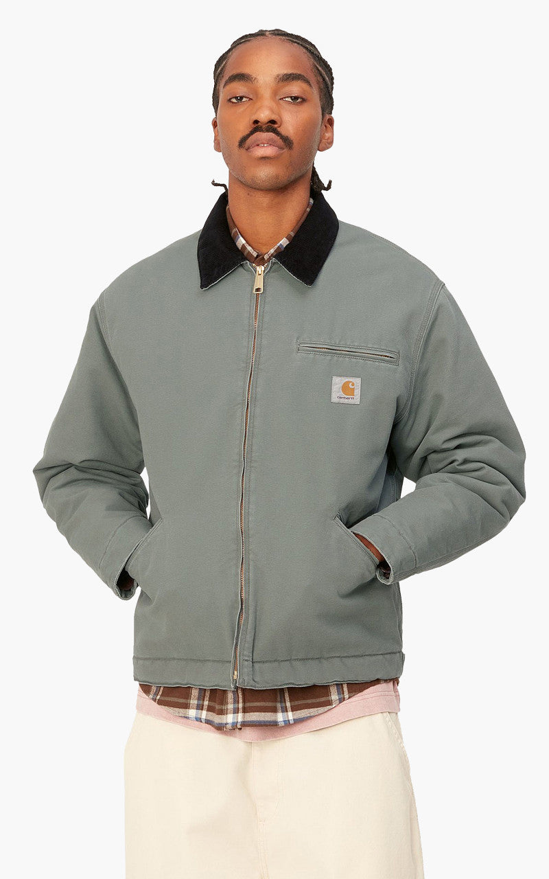 Carhartt WIP OG Detroit Jacket Aged Canvas Smoke Green