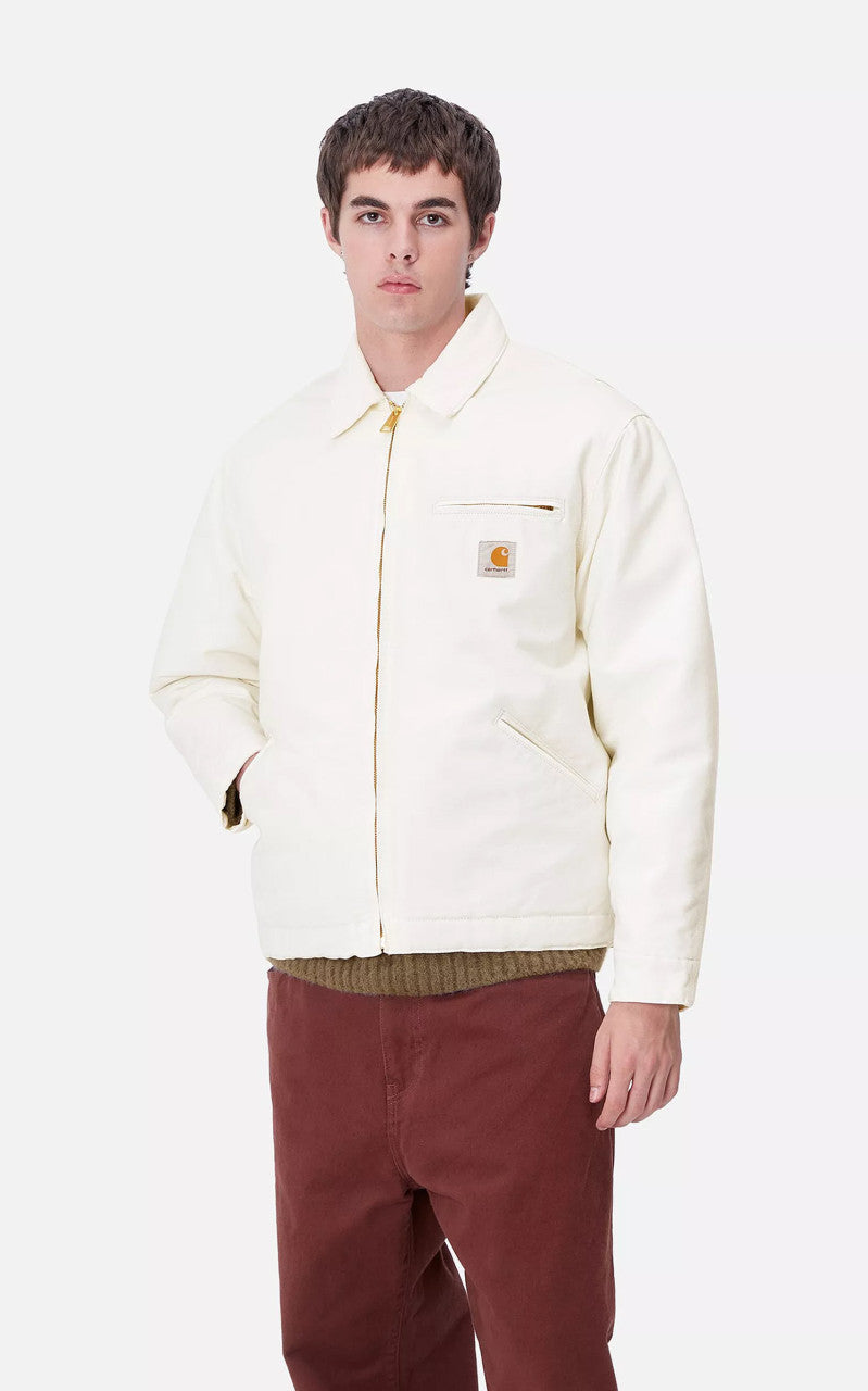 Carhartt WIP OG Detroit Jacket Winter Dearborn Canvas Rinsed Wax/Wax