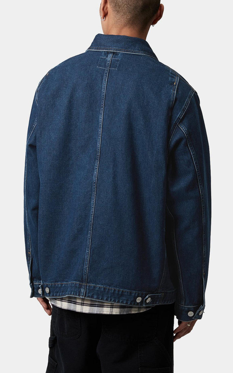 Carhartt WIP OG Double Front Jacket Maitland Denim Blue Stone Washed