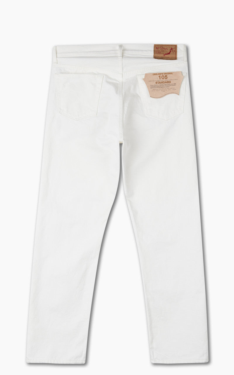OrSlow Standard Fit Jeans 105 White